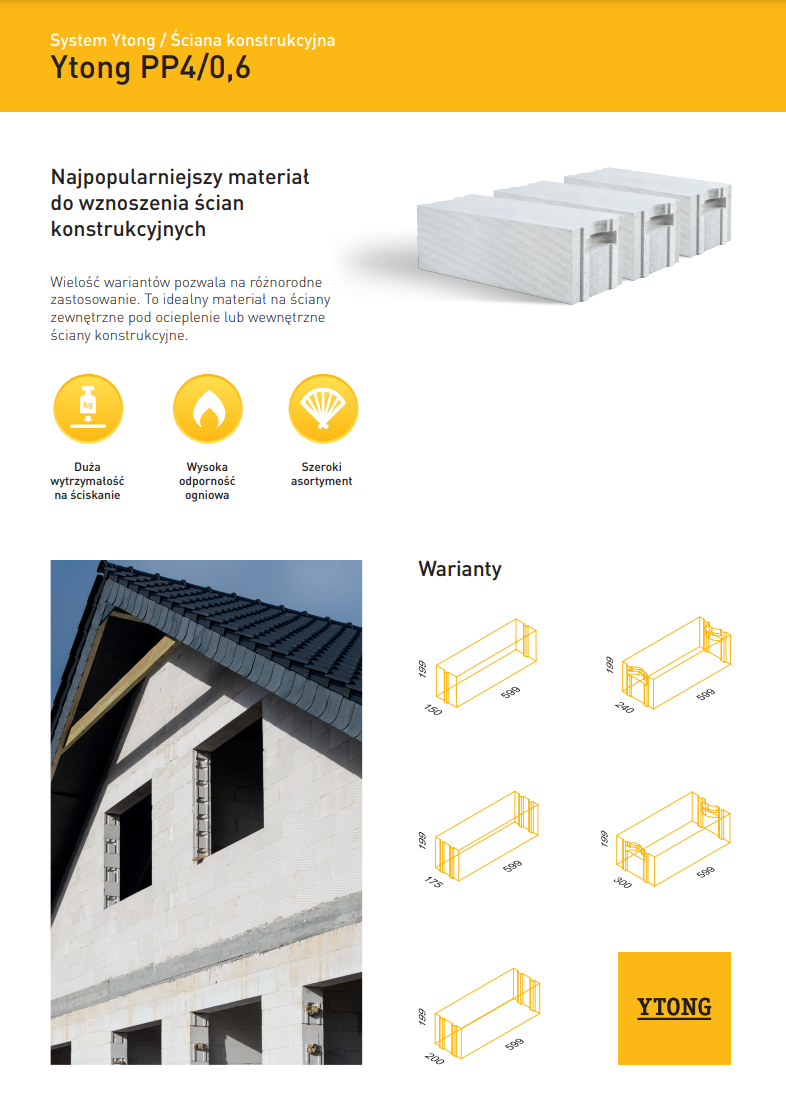Ytong Enduro PP4/0,6 S GT 24 cm - obrazek 3