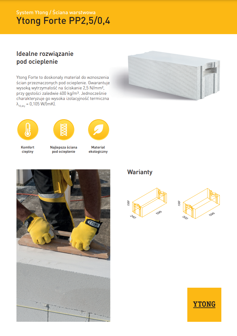 Ytong Forte PP2,5/0,4 S GT 24 cm - obrazek 5